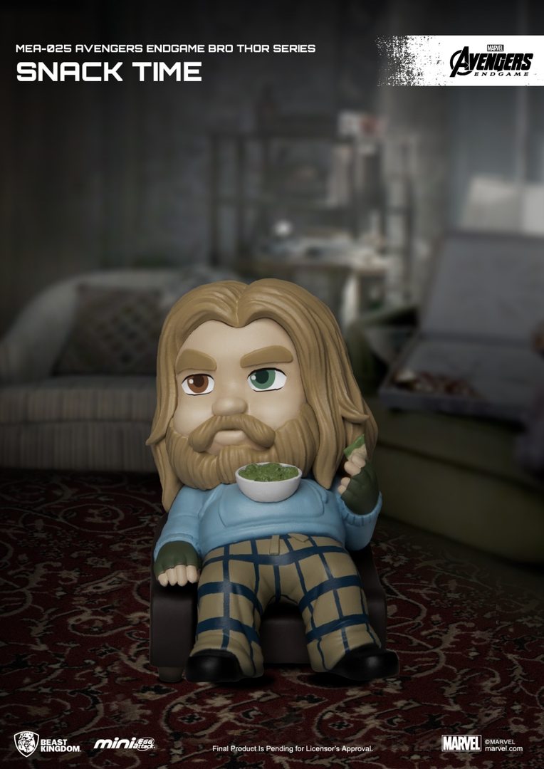 Figura Mini Egg Attack Marvel Los Vengadores Endgame Bro Thor Snack