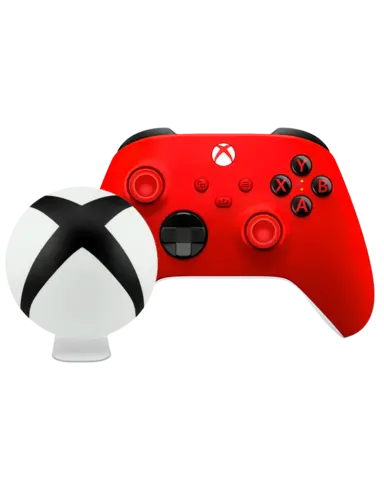 Mando Inalámbrico Pulse Red + Lámpara Oficial Xbox