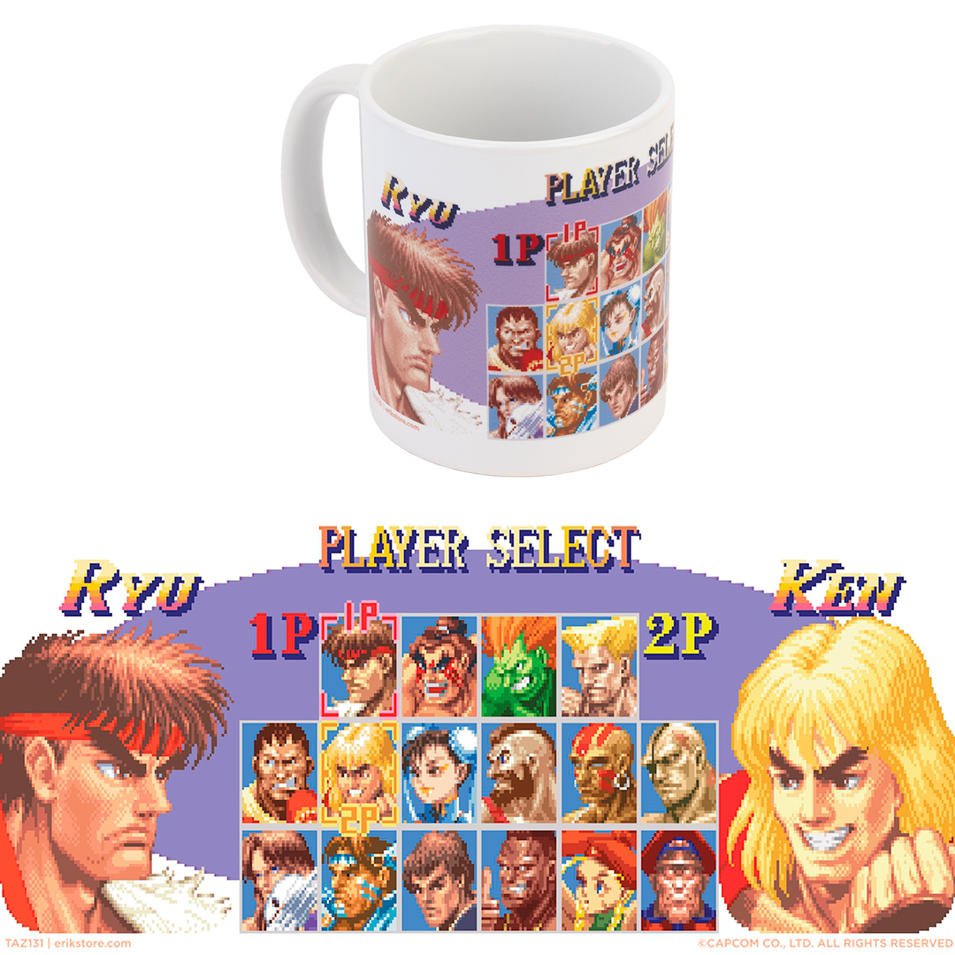 Taza street fighter - player select