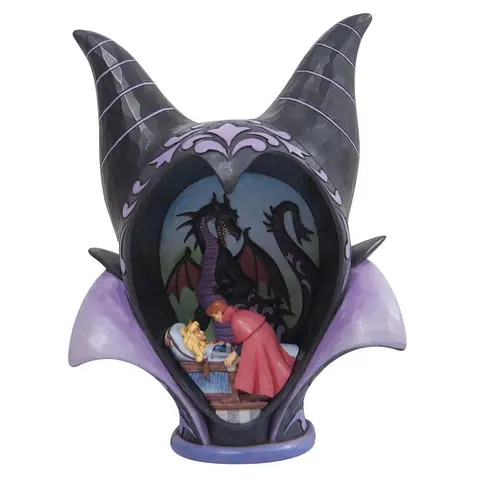 Comprar Figura Disney La Bella Durmiente Tocado Malefica Diorama Figuras