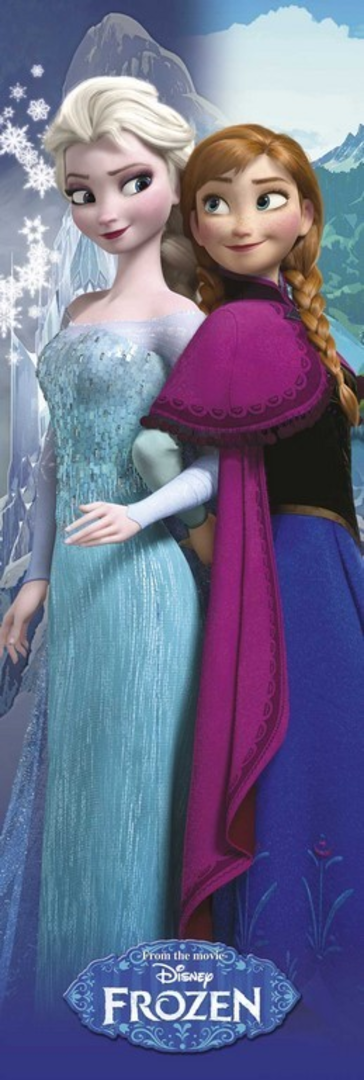 Poster puerta disney frozen