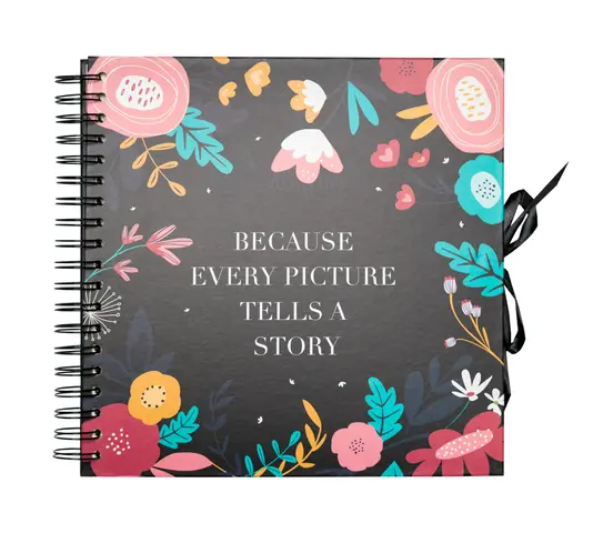 Comprar Scrapbook Album Foto 26X26cm 40 Paginas Blummen 
