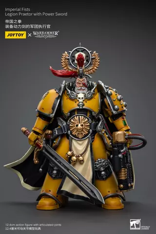 Reservar Figura Praetor de la Legión Imperial Fist con Power Sword PVC 1/18 Warhammer The Horus Heresy 12 cm Figuras Estándar