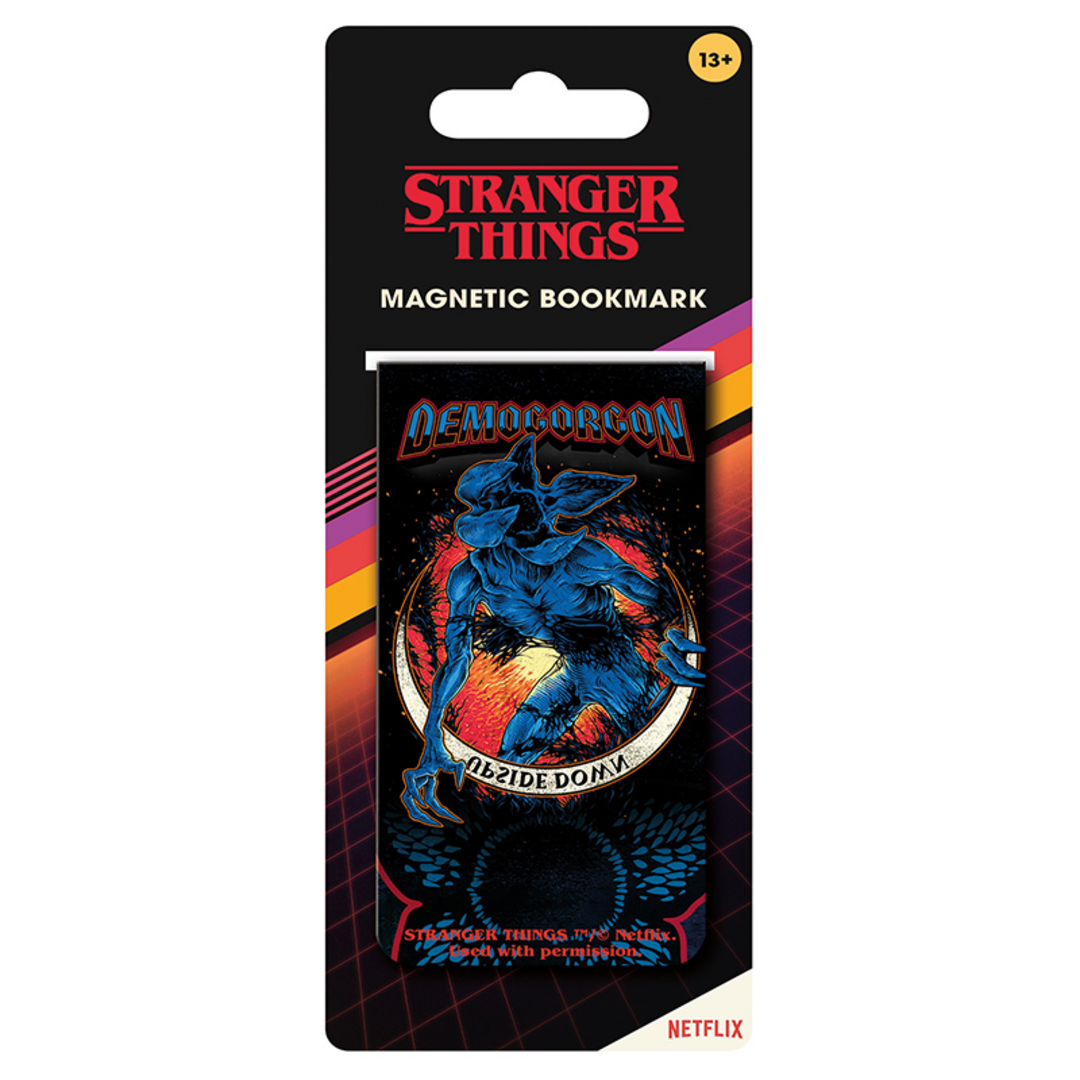 Stranger things - punto de libro magnético demogorgon fanclub