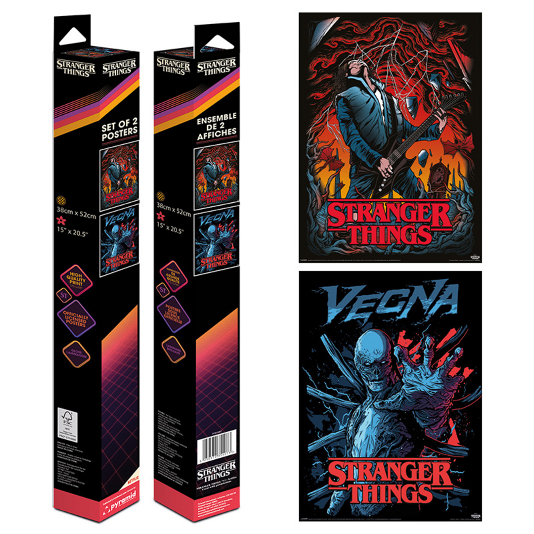Stranger things - póster en caja