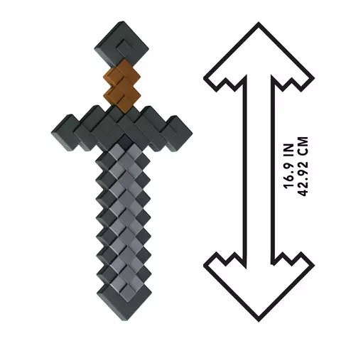 Comprar Réplica Espada de Piedra Minecraft 1/1 Mattel Réplicas Estándar