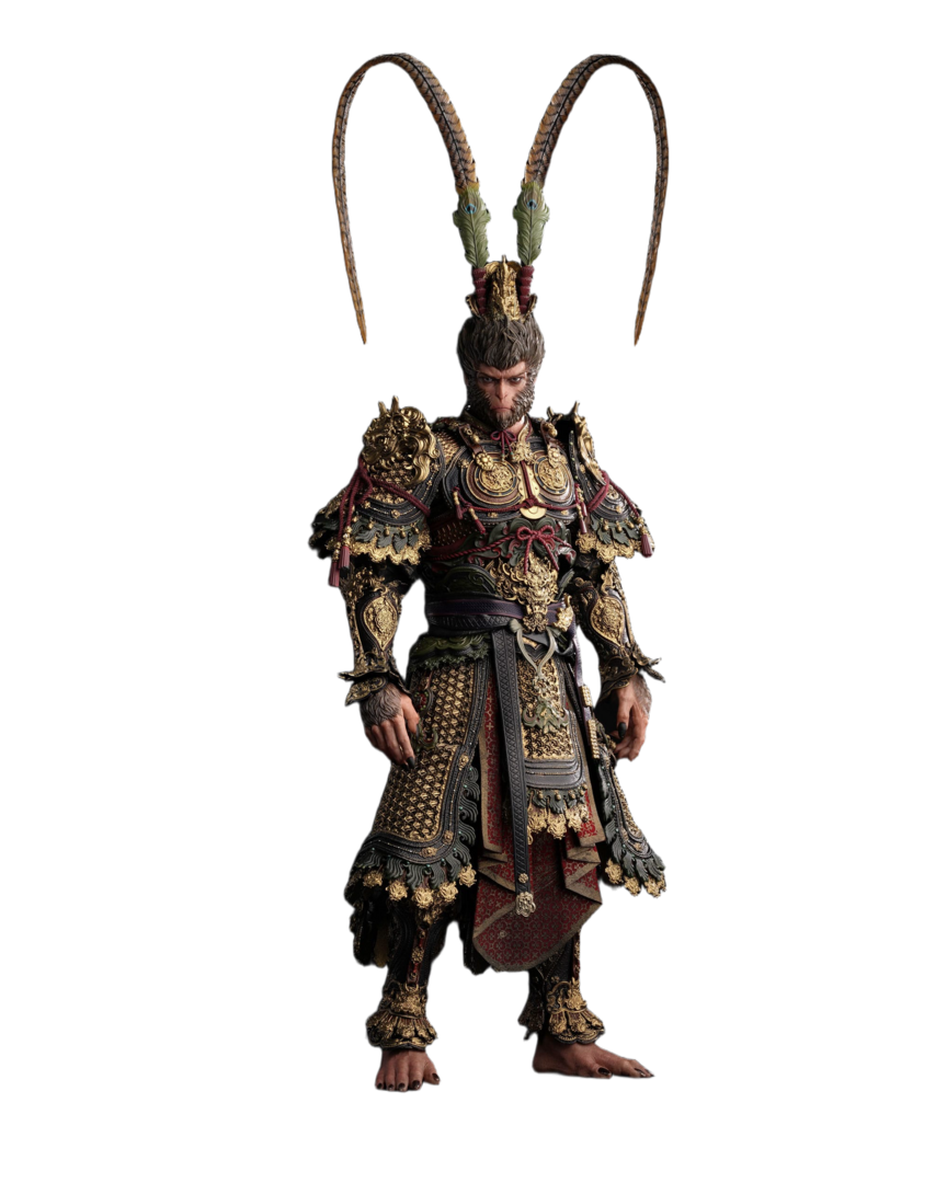 Figura wukong armadura gran sabio black myth wukong 1/6 queen studios