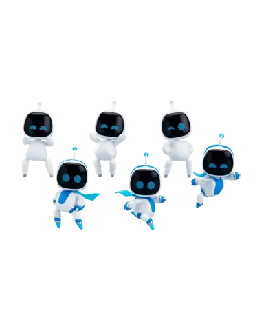 Pack 6 Figuras Astro Mini 1.0 Astro Bot Nendoroid Surprise Blind Box