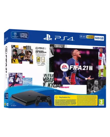 Comprar PS4 Consola Slim 500GB + FIFA 21 PS4