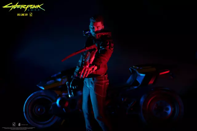Comprar Estatua Male-V y Motocicleta Yaiba Kusanagi Cyberpunk 2077 Figuras Male-V