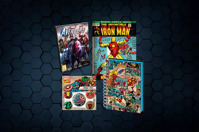 Pack Marvel's Avengers + Lienzo Iron Man