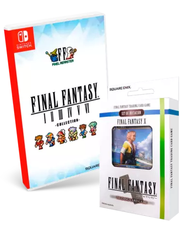 Comprar Final Fantasy I-VI Pixel Remaster Collection + Mazo de Cartas de Iniciación Final Fantasy X Switch Pack Mazo FFX - Import Asia