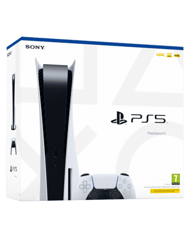  Playstation 5 PS5 - Consola de juegos versión de disco - CPU  AMD Ryzen Zen de 8 núcleos, AMD Radeon RDNA, memoria GDDR6 de 16 GB, SSD de  825 GB de