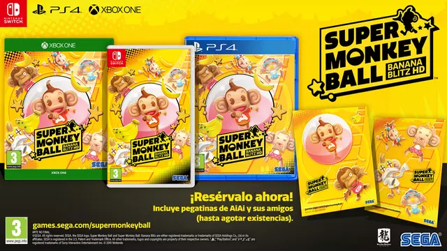 Comprar Super Monkey Ball Banana Blitz HD PS4 Estándar