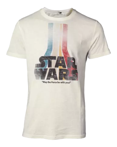 Comprar Camiseta Arcoíris Retro Star Wars Blanca Talla M Talla M Unisex