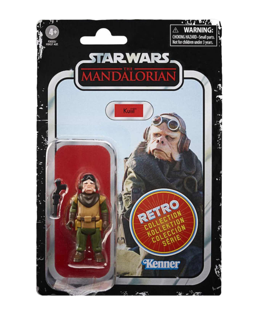 Star Wars la colección Retro - Kuiil - Figura de colección The Mandalorian a Escala de 9,5 cm - Edad: 4+