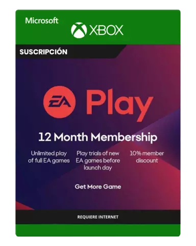 Comprar EA Play (EA Access) Suscripción de 12 Meses Xbox Live Xbox One
