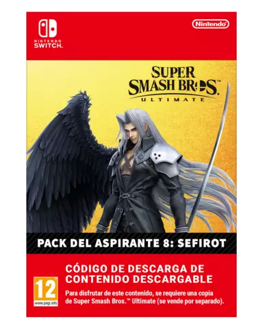 Comprar Super Smash Bros. Ultimate - Pack del Aspirante 8: Sephiroth Nintendo eShop Switch