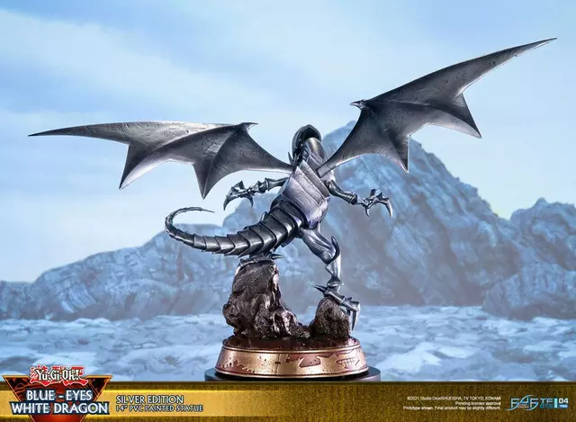 Comprar Figura Blue Eyes White Dragon Plateado Yu-Gi-Oh 35cm Figuras de Videojuegos Estándar screen 4