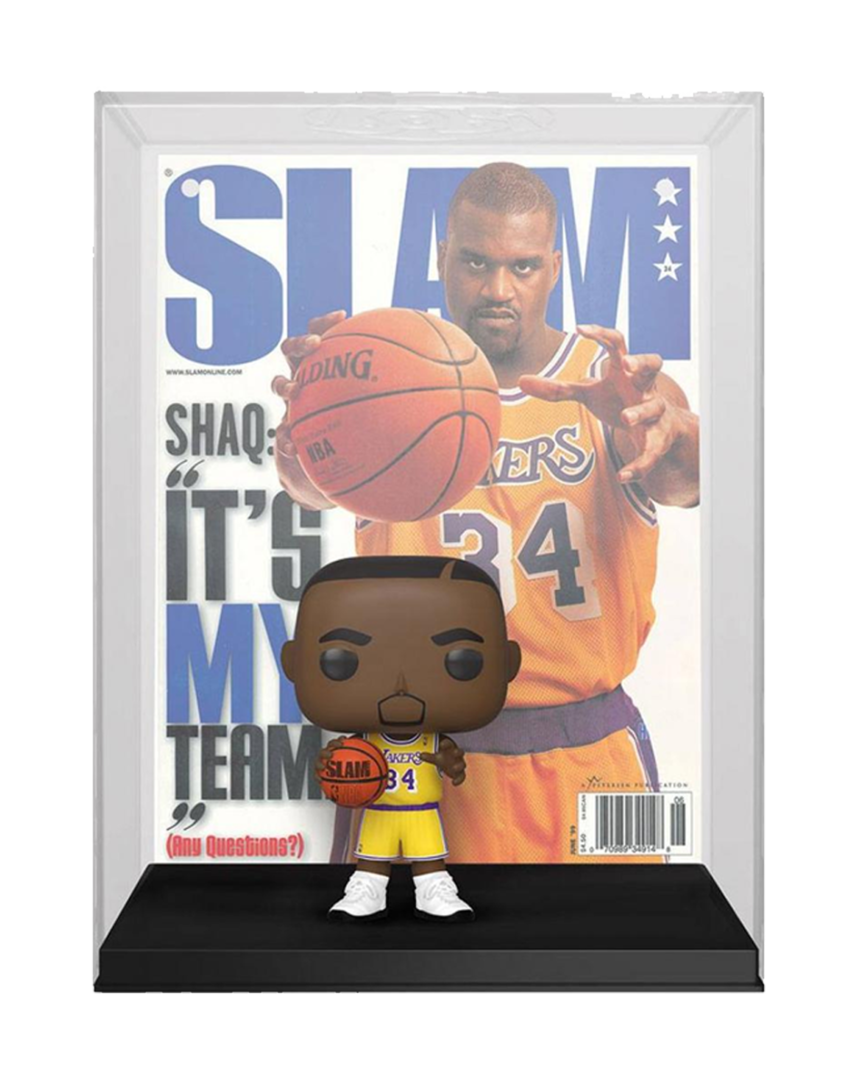 Figura POP! + Cover Shaquille O'Neal NBA Edición SLAM Magazine 9 cm