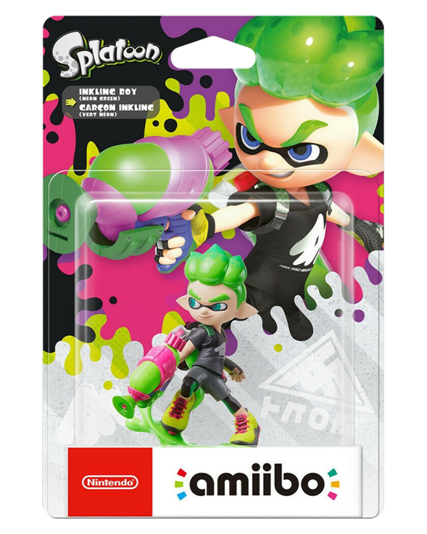 Figura amiibo inkling chico (colec. splatoon)