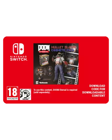 Comprar DOOM Eternal Pack Cosmético Mullet Slayer Master Collection Nintendo eShop Switch