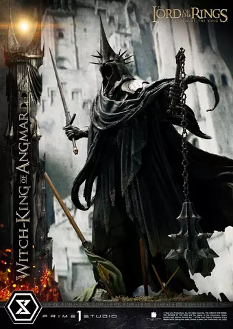 Comprar Figura Rey Brujo de Angmar El Señor de los Anillos: El Retorno del Rey Versión Premium 70 cm Figuras
