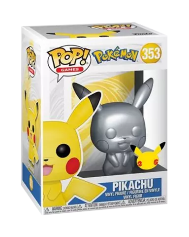 Comprar Figura POP! Pikachu Pokémon Edición Plata 9 cm Figuras de Videojuegos