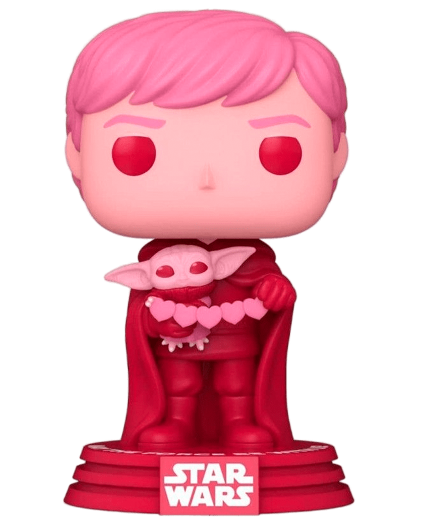 Figura pop! luke & grogu star wars san valentín 9cm