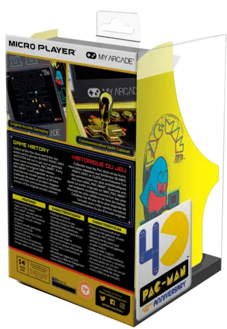 Comprar Consola Micro Player Pac Man 40º Aniversario My Arcade 17cm 