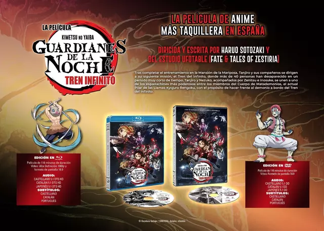 Comprar Demon Slayer: Kimetsu No Yaiba: Tren Infinito - La Película Edición DVD Película Estándar DVD screen 1