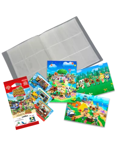 Comprar Pack 3 Tarjetas amiibo Animal Crossing: New Leaf + Album para Cartas Coleccionista + Set de Postales Animal Crossing Pack Album