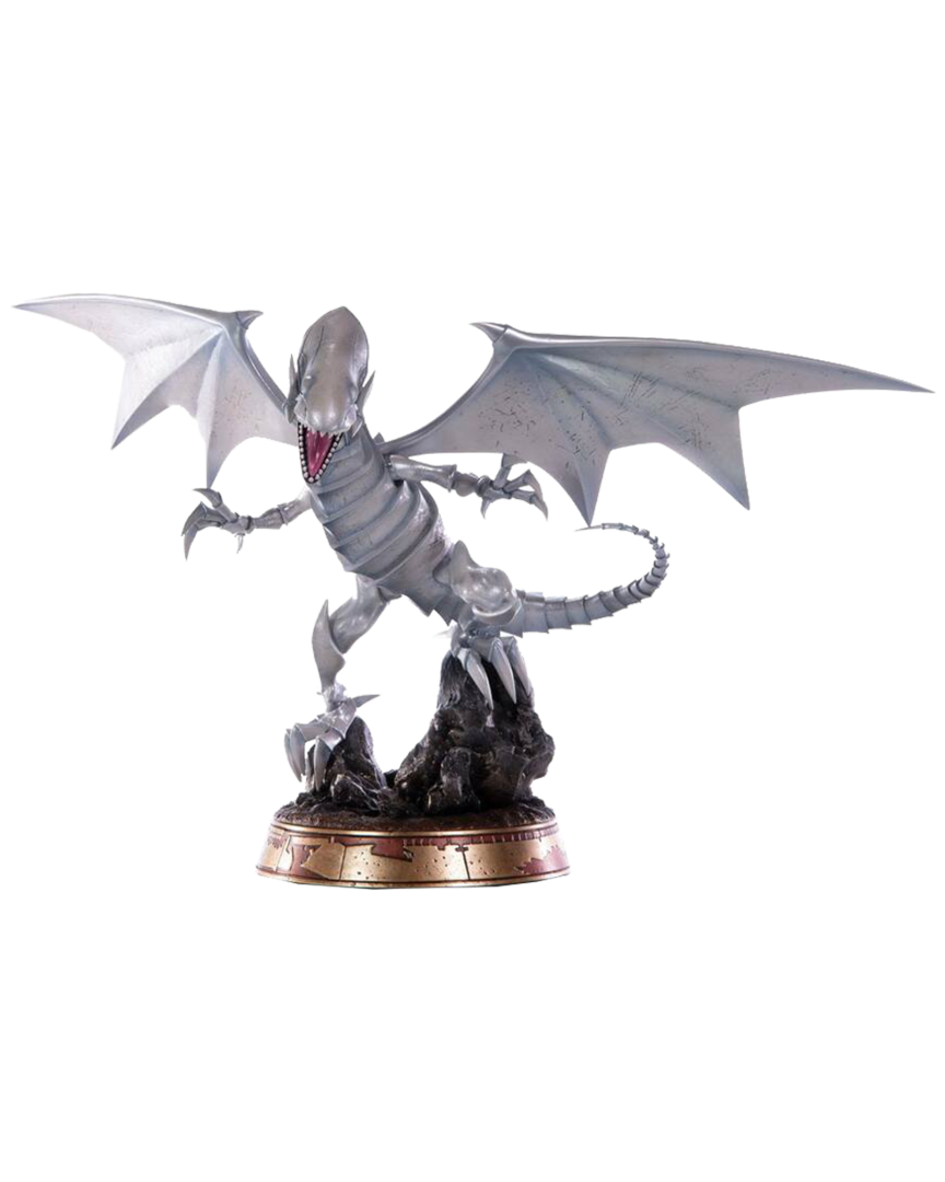 Figura yu-gi-oh blue eyes white dragon blanco 35cm