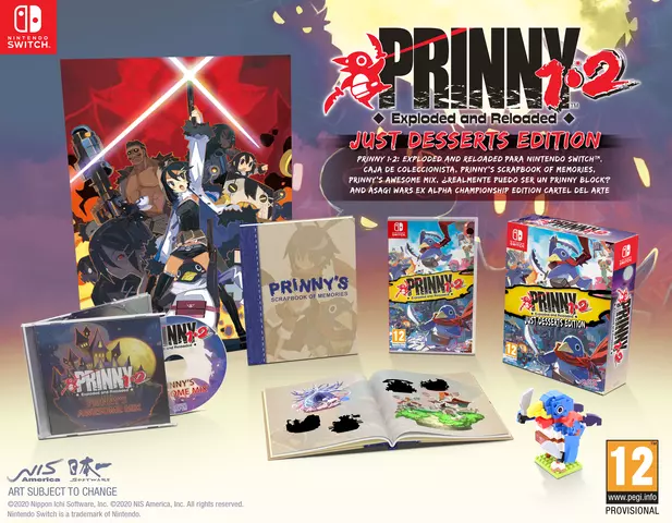 Comprar Prinny 1-2: Exploded and Reloaded Edición Just Desserts Switch Limitada
