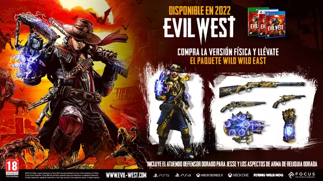 DLC Paquete Wild Wild East - Evil West PS5