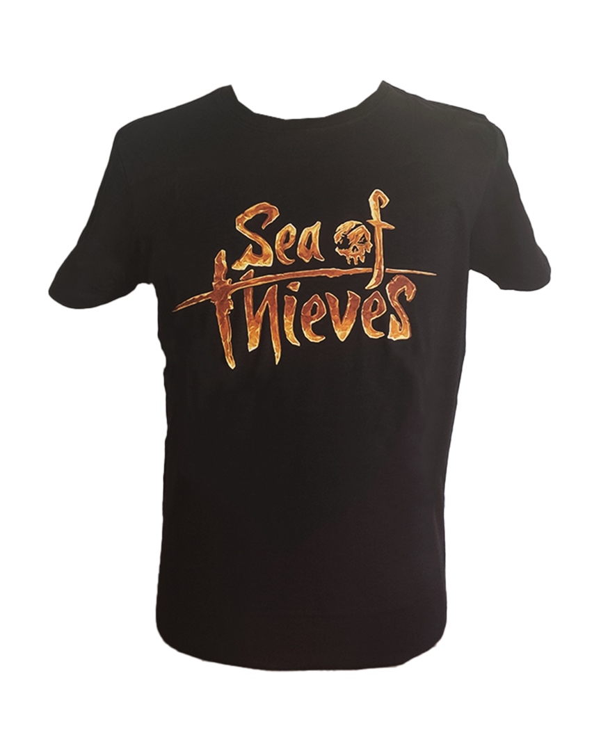 Camiseta negra logo sea of thieves talla m