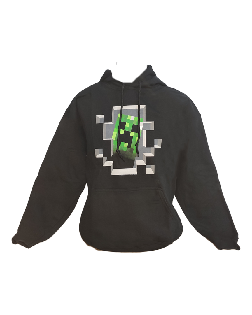 Sudadera negra minecraft boys talla l