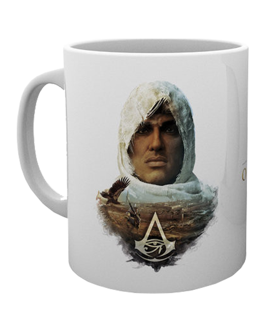 Taza blanca assassins creed