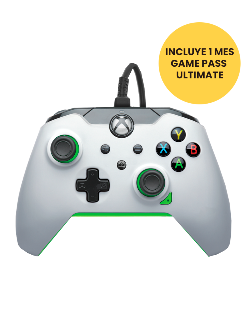 Wired Controller Neon White Licenciado