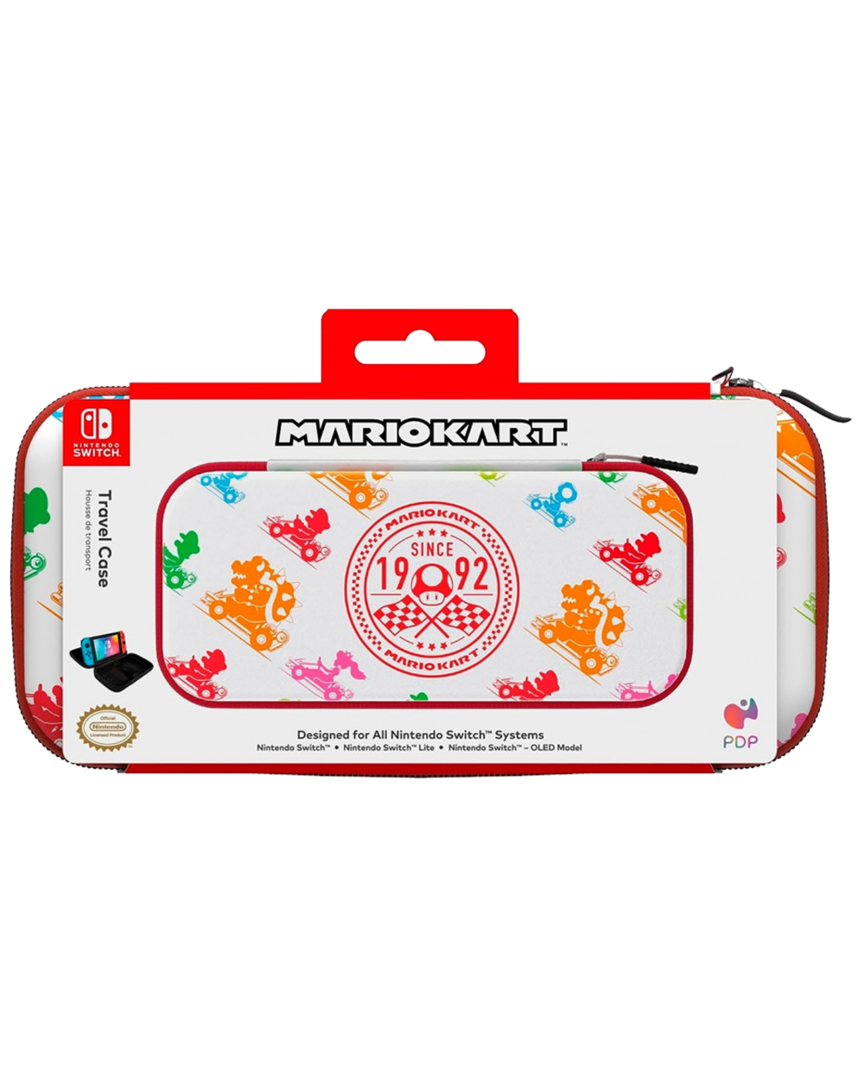 Funda de viaje mario kart racers con licencia oficial de nintendo