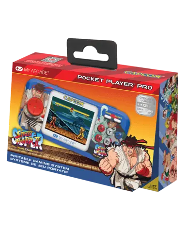 Comprar Consola Retro Pocket Player Pro Gamer Street Fighter II My Arcade (2 Juegos) 