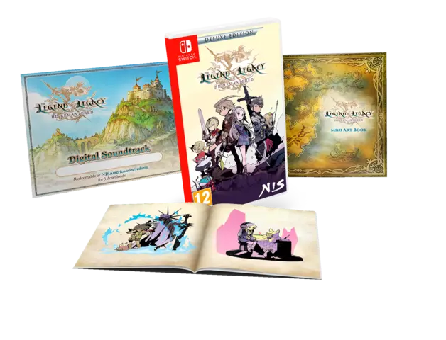Reservar The Legend of Legacy HD Remastered Edición Deluxe Switch Deluxe