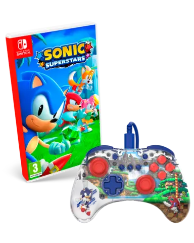 Sonic Superstars + Mando Sonic Realmz con Licencia Oficial Nintendo Switch