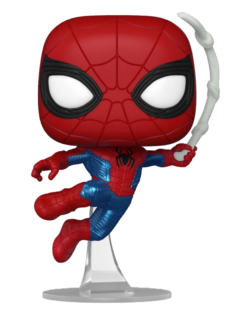 Figura POP! Traje de Tom Holland Spider-Man: No Way Home Marvel 9cm
