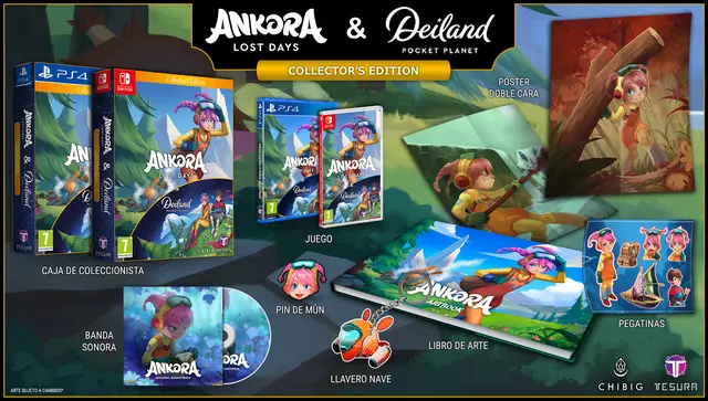 Comprar Ankora: Lost Days & Deiland: Pocket Planet Edición Coleccionista PS4 Coleccionista