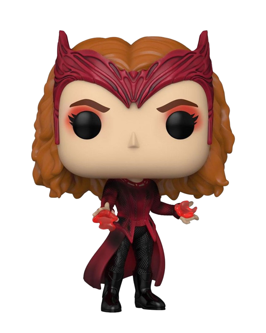 Figura pop scarlet witch dr. strange in multiverse of madness marvel 9cm