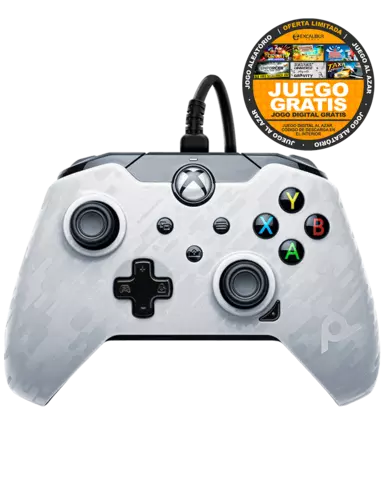 Comprar Mando Blanco Ghost White con Cable Licenciado - Xbox Series, Xbox One, PC, Mandos