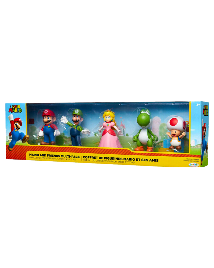 Figura Super Mario Mario & Friends pack 6 cm