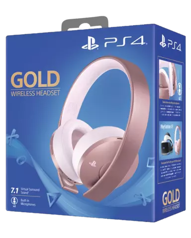 Comprar Auriculares Sony Gold 7.1 Surround Wireless Edición Rose Gold PS4