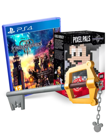Comprar Kingdom Hearts III Pack Mickey + Llave Espada del Reino Escala 1:1 (90 cm) PS4 Edición xtralife 2